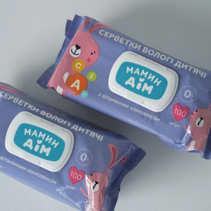 Вологі серветки ТМ Мамин Дім 43202780 