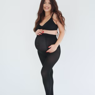 Колготки для вагітних з бавовною Warm&Cosy 605 Чорний