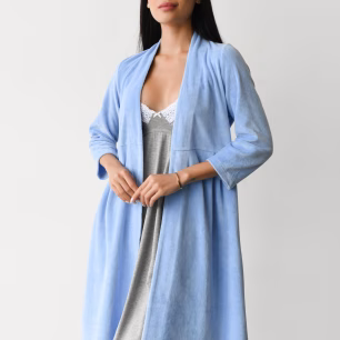 Халат для вагітних матусь Soft Natural 25400 Блакитний