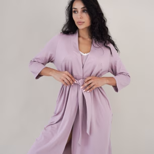 Халат для вагітних та годуючих матусь Soft&Lace 25310 Аметист