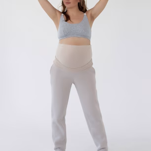 Спортивні утеплені штани для вагітних Warm&Cosy 19000 Бежевий